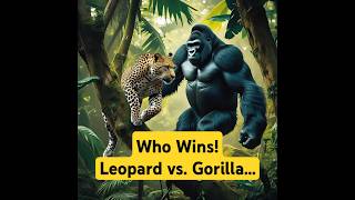 Who Wins? - LEOPARD VS GORILLA: EPIC BATTLE IN THE JUNGLE!