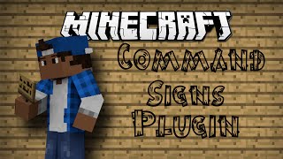 Command Signs Plugin | Minecraft