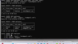 Learn SQL with MySQL Database | INSERT Rows into Table – Single & Multiple Rows using CLI