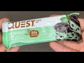 Is Quest mint chocolate chunk protein bar good?