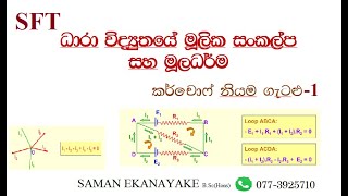 කර්චොෆ් නියම,කර්චොෆ් නියම ආශ්‍රිත ගැටලු විසදිම -1,kirchhoff's laws,solved porblems, for SFT