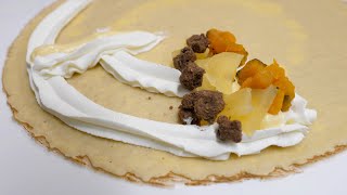 最高のパティシエクレープ職人 ハロウィン限定クレープ japanese street food - creamy crepe compilation パティスリースワロウテイル マジクレープ