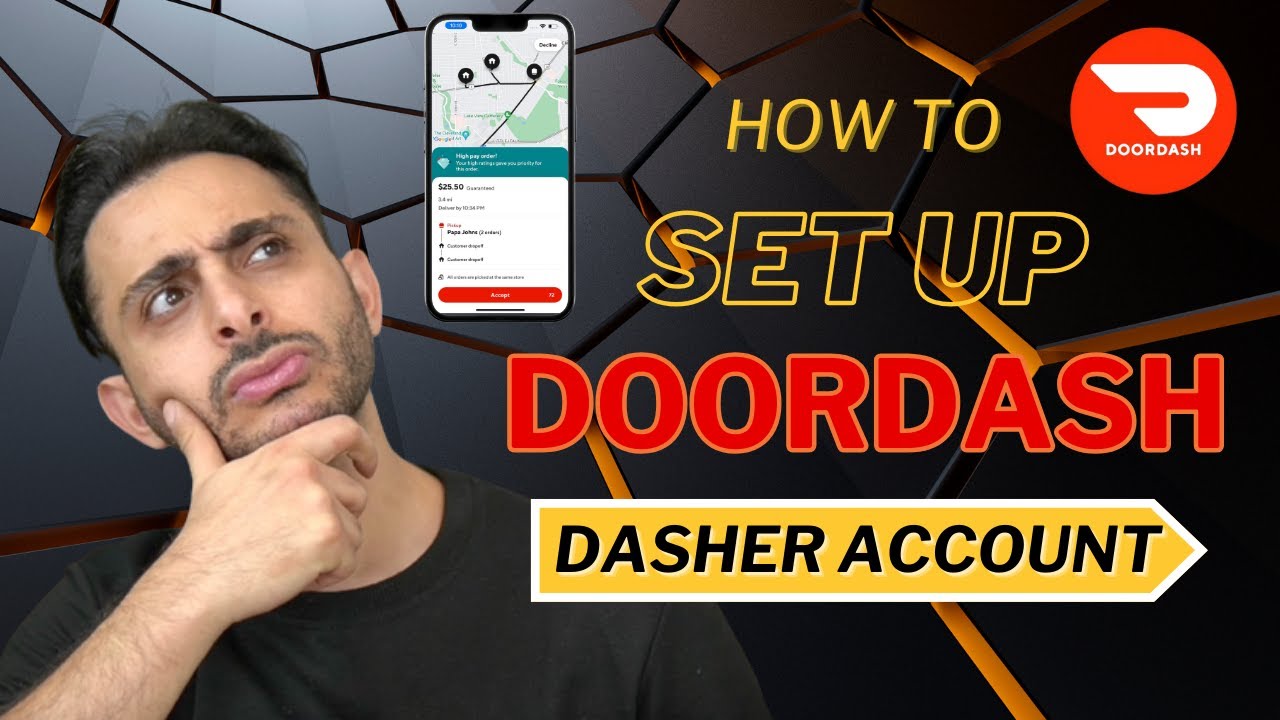 Sign Up For Doordash Dasher Account (step By Step Guide) - YouTube