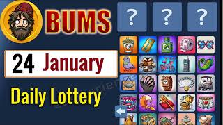 Bums lottery cards today 24 january Bums daily combo cards today 24 january easy science NTU