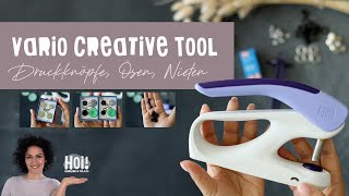 Vorstellung: Vario Creative Tool von Prym | Druckknöpfe, Ösen, Nieten