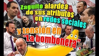 Zaguito alardea de sus atributos en redes sociales y tensión en “La bombonera”.