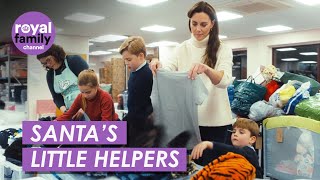 Little Helping Hands: Royal Children Help Pack Gifts for Christmas