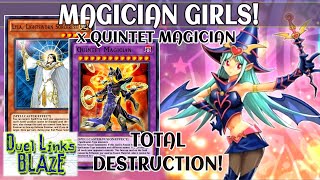 Magician Girls x Quintet Magician | TOTAL Destruction! | Yu-Gi-Oh! Duel Links