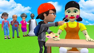 Scary Teacher 3D vs Squid Game 2 The Best Troll Nick Game Nice or Error 5 Times Challenge