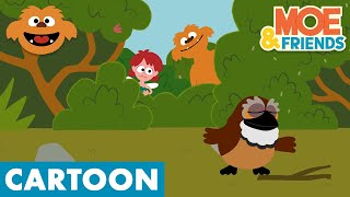 Moe and Friends Play a Silly Game | Funny Cartoon for Kids | Moe \u0026 Friends Animated Adventures