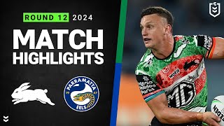 NRL 2024 | Rabbitohs v Eels | Match Highlights