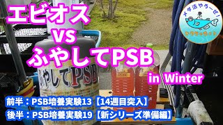 PSB培養実験13【14週目】＋PSB培養実験19【ふやしてPSBを追加】