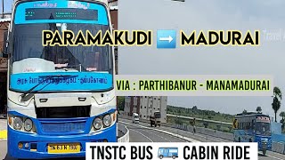 Paramakudi To Madurai | TNSTC Bus Cabin Ride | Travel Advisor