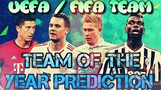 FIFA / UEFA Team of the Year 2015 Starting 11 Predictions !!