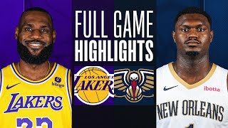 LAKERS at PELICANS | FULL GAME HIGHLIGHTS | December 31, 2023