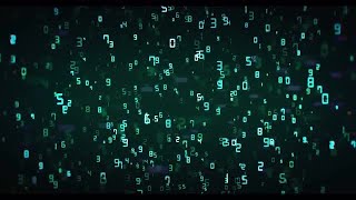 Binary Digital Background Stock Motion Graphics
