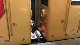 【解結作業】JR西日本　地域色105系電車　ｵｶF-03編成+ｵｶF-02編成