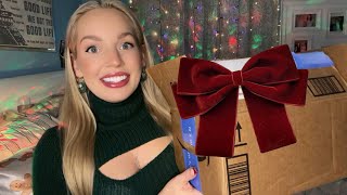 ASMR Holiday Care Package Unboxing🎁from @madtinglesxo🎄✨