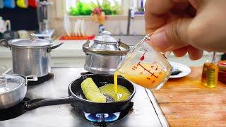 EGG ROLL SEAWEED MINI COOKING KITCHEN SET TOY Miniature Food ASMR Tiny Food