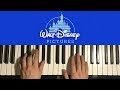 How To Play - Walt Disney Intro (PIANO TUTORIAL LESSON)