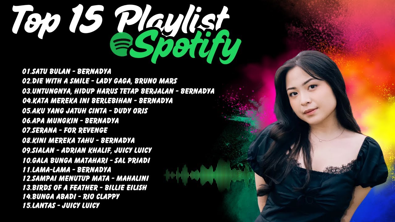 Top 15 Playlist 2025 Spotify Playlist Music Youtube