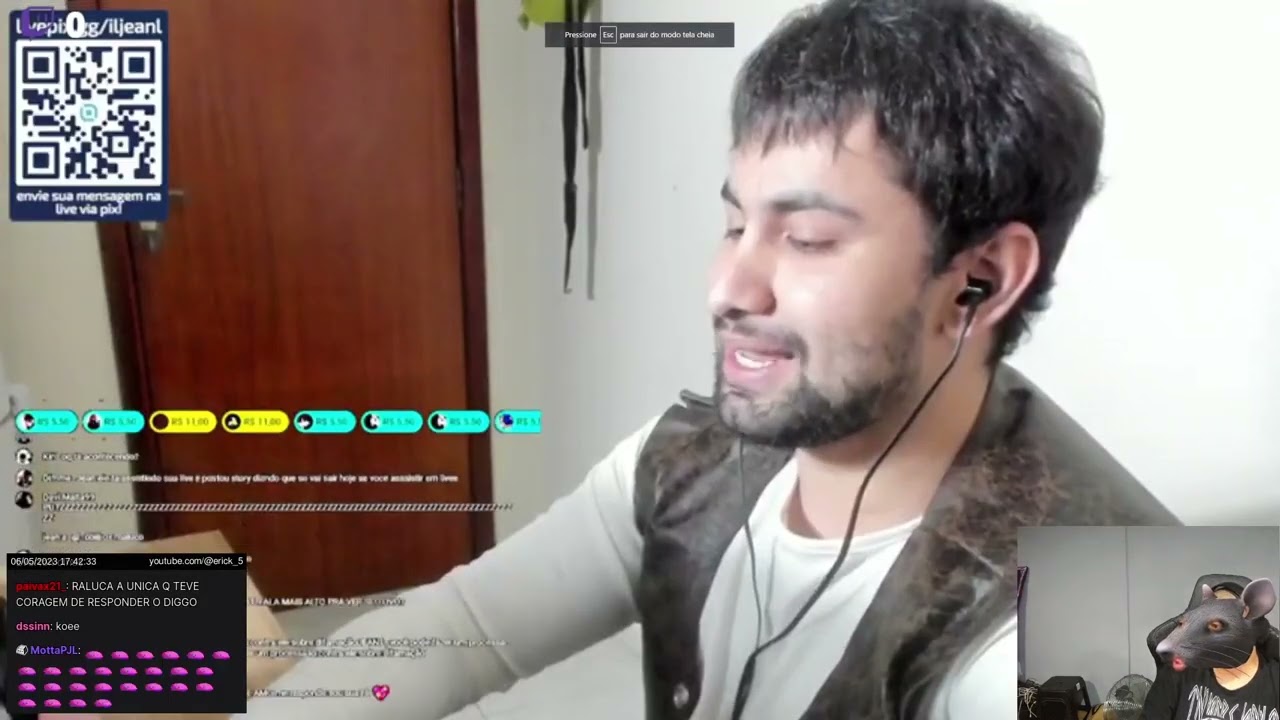 LUANGAMEPLAY Reajando A Live Do @Iljeanl E Ficando Bravinho Na Twitch ...