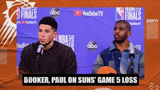 Devin Booker, Chris Paul react to Suns' Game 5 loss vs. Bucks | 2021 #NBAFinals