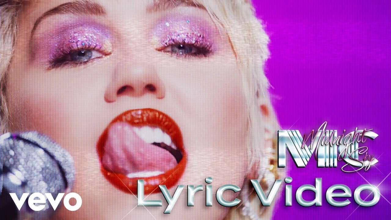 Miley Cyrus Midnight Sky Chords Chordify