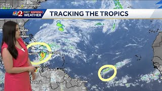 Tropical wave forms in Central Atlantic ahead of hurricane season