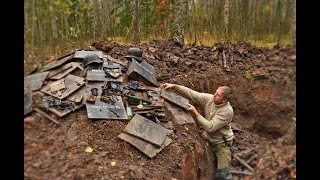 Блиндажи опять радуют находками / German dugouts are full of relics