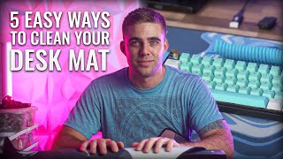 The BEST Ways To Clean Your Dirty Desk Pad/Mat! | Cloth, RGB \u0026 More!