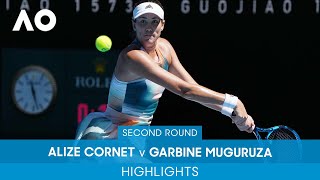 Alizé Cornet v Garbiñe Muguruza Highlights (2R) | Australian Open 2022