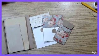 Abbreviated Mini Lap Book, Tutorial, making flapped pockets, Part 2