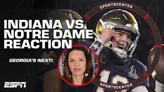 FULL REACTION: Notre Dame's WIN vs. Indiana 🗣️ LOOKING GOOD ahead of UGA! 👀 - Dinich | SportsCenter