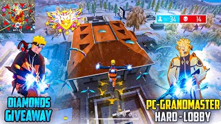 🧡🔥 NARUTO GAMEPLAY 🔥🧡 DIAMONDS GIVEAWAY 💎 BR-RANKED GAMEPLAY 💀 BEST GRANDMASTER MATCH FREE FIRE