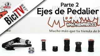 Tipos de ejes de pedalier para bicicleta 2/2