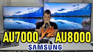 Samsung AU7000 vs AU8000: Smart TVs 4K / Crystal UHD vs PurColor ¿Cuál es Mejor?