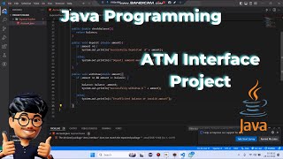 ASMR Programming - ATM Interface Project using Java - No Talking
