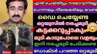 🔥Doctor പറഞ്ഞതു പോലെ ഇങ്ങനെ ചെയ്തു ഒരിക്കലും വളരില്ല എന്ന് കരുതിയ മുടി ഇരട്ടി വളർന്നു|naturalhairdye