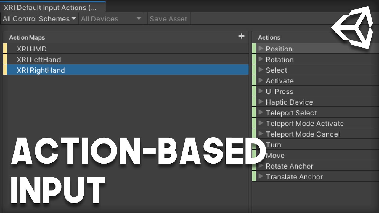 How To Setup XR Toolkit's Action-Based Input In Unity - YouTube