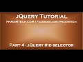 jQuery #id selector