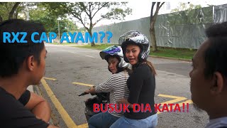 rxz cap ayam 2 | busuk bau 2t dia kata?? |