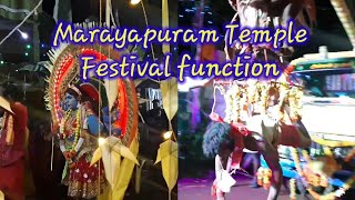 Marthandam | Kappukad | Marayapuram | Temple Festival function |.