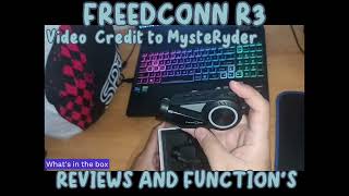 FREEDCONN R3 AUDIO. CAMERA AND FUNCTION'S REVIEWS