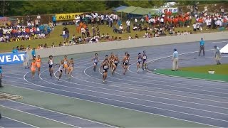 2011奈良全中陸上女子4×100m R準決勝2・3組　男子4×100m R準決勝1・2組