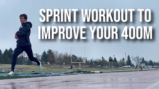 Speed Endurance Workout for the 400m | D1 Track \u0026 Field Training