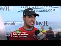 gabriel medina sends shockwaves through sunset excellent score dropped