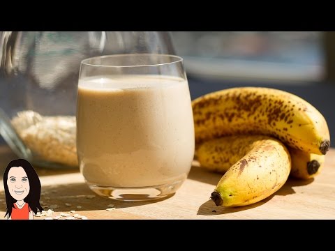 Banana Oatmeal Smoothie - Easy Vegan Breakfast Recipe! Banana Oatmeal Smoothie - Easy Vegan Breakfast Recipe!