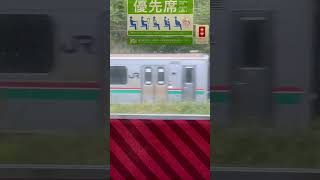 【ライジンパーク】仙石線と東北本線の並走の時間。松島町葉山沢付近