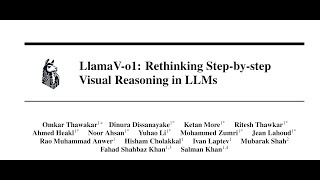 LlamaV-o1: Rethinking Step-by-step Visual Reasoning in LLMs